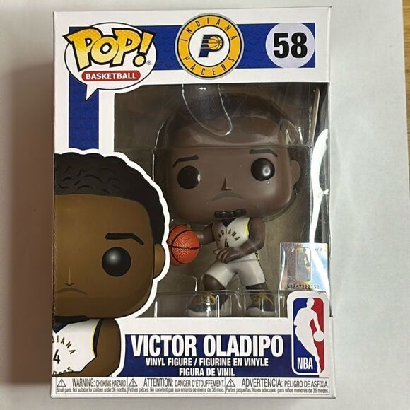 NIB Funko Pop! Basketball #58 Victor Oladipo Indiana Pacers Vinyl Figurine - Picture 1 of 5